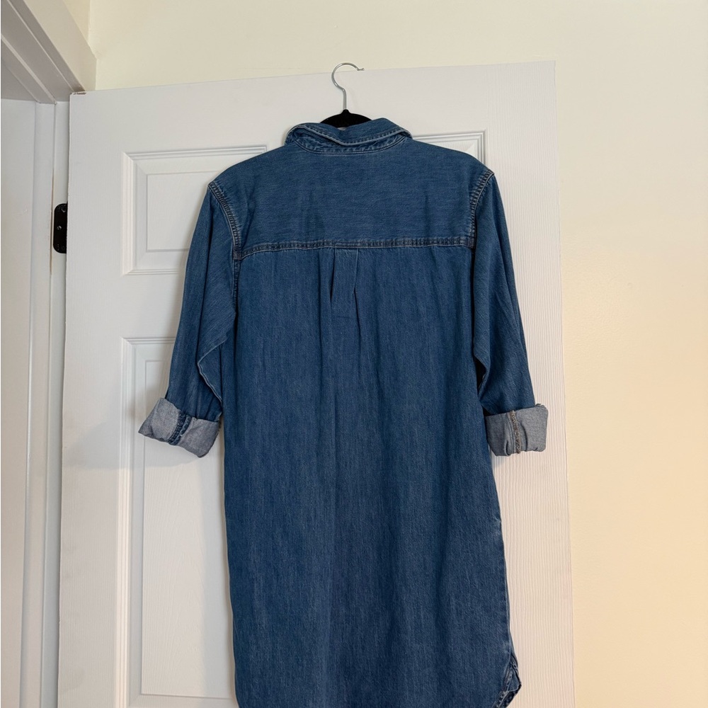 Universal Thread Blue Denim Dress Jacket - Picture 6 of 8